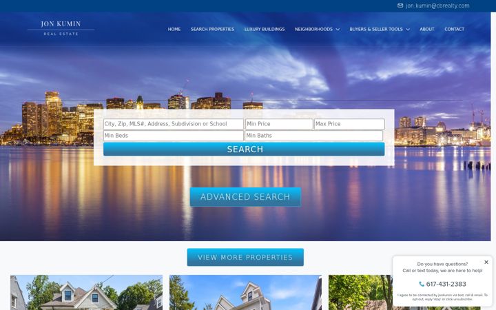 Screenshot of bostonpremiumhomes.com