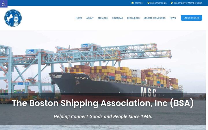 Screenshot of bostonshippingassoc.com