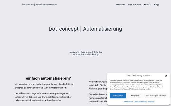 Screenshot of bot-concept.com