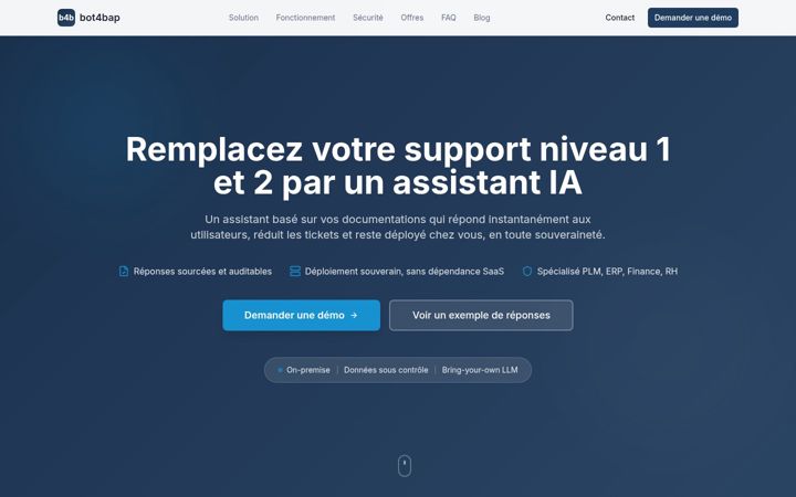Screenshot of bot4bap.com