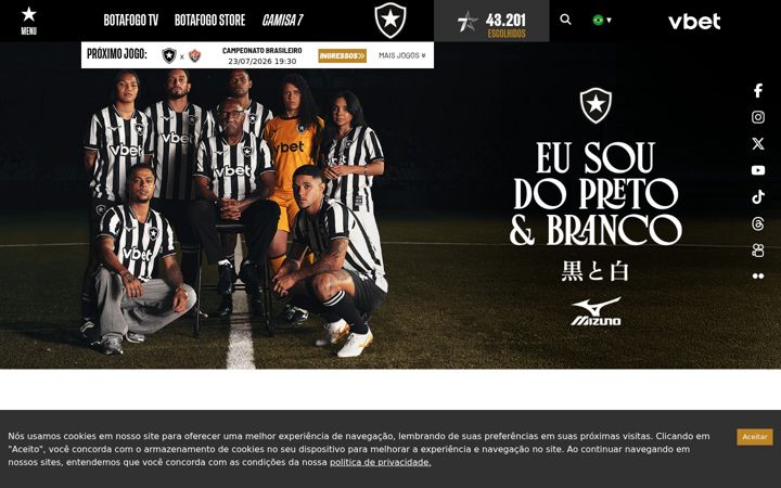 Screenshot of botafogo.com.br