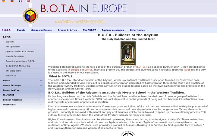 Captura de pantalla de botaineurope.org