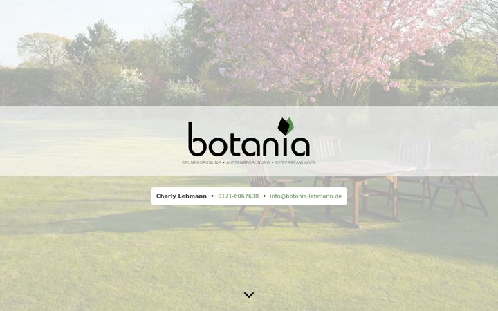 Screenshot of botania-lehmann.de