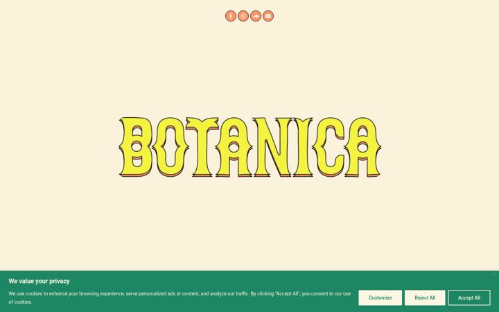 Screenshot of botanicafestivalsanremo.com