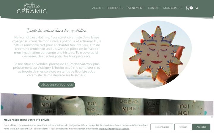 Screenshot of botaniceramic.com
