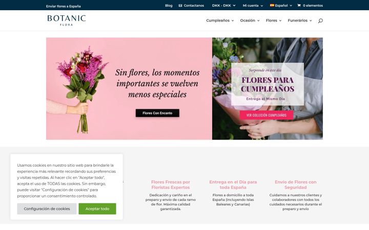 Screenshot of botanicflora.com