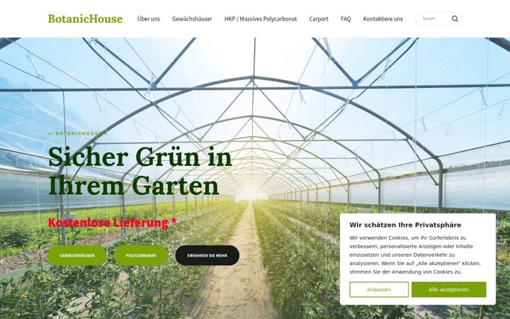 Képernyőkép: botanichouse.de