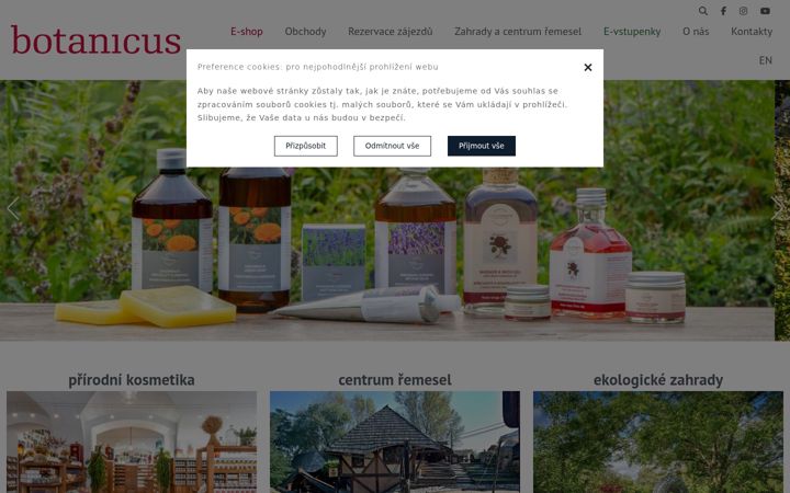 Screenshot of botanicus.cz