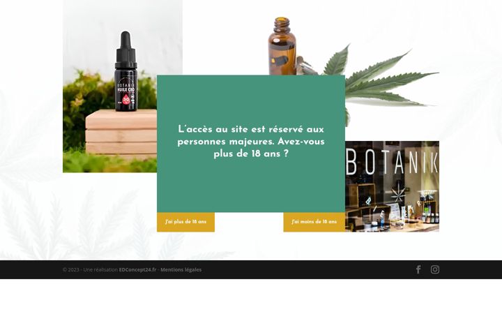 Screenshot of botanik-store-arcachon.com