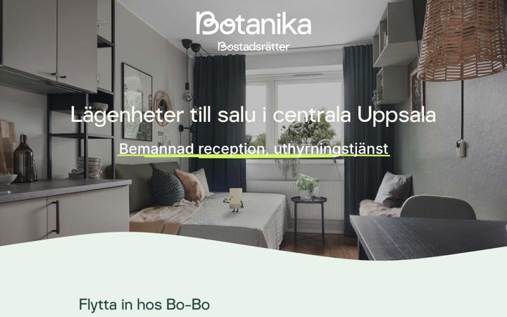 Skjámynd af botanikabostadsratter.se