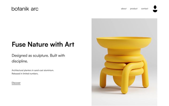 Screenshot of botanikarc.com