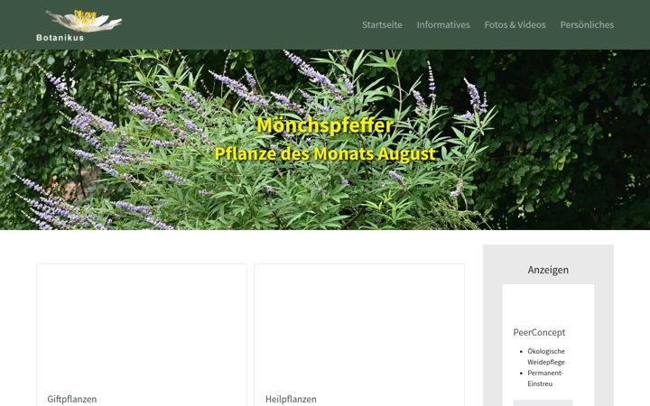 Screenshot of botanikus.de