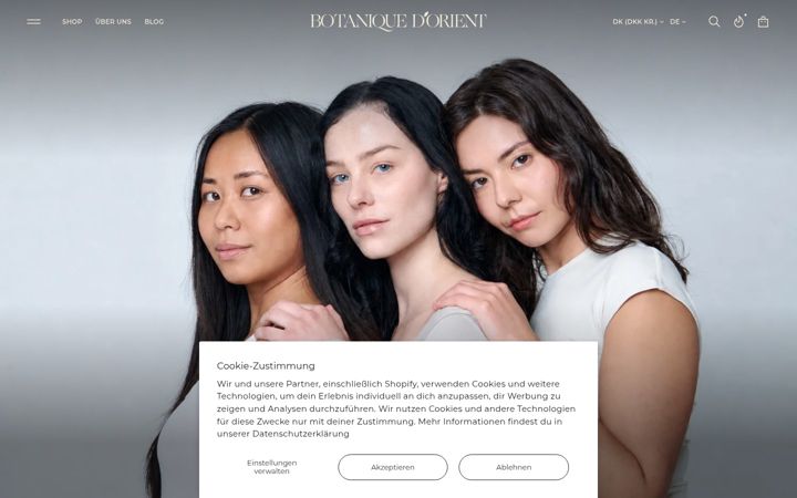 Screenshot of botaniquedorient.com