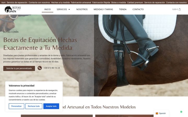 Screenshot of botasconin.com