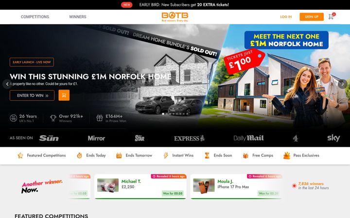 Screenshot of botb.com.cn