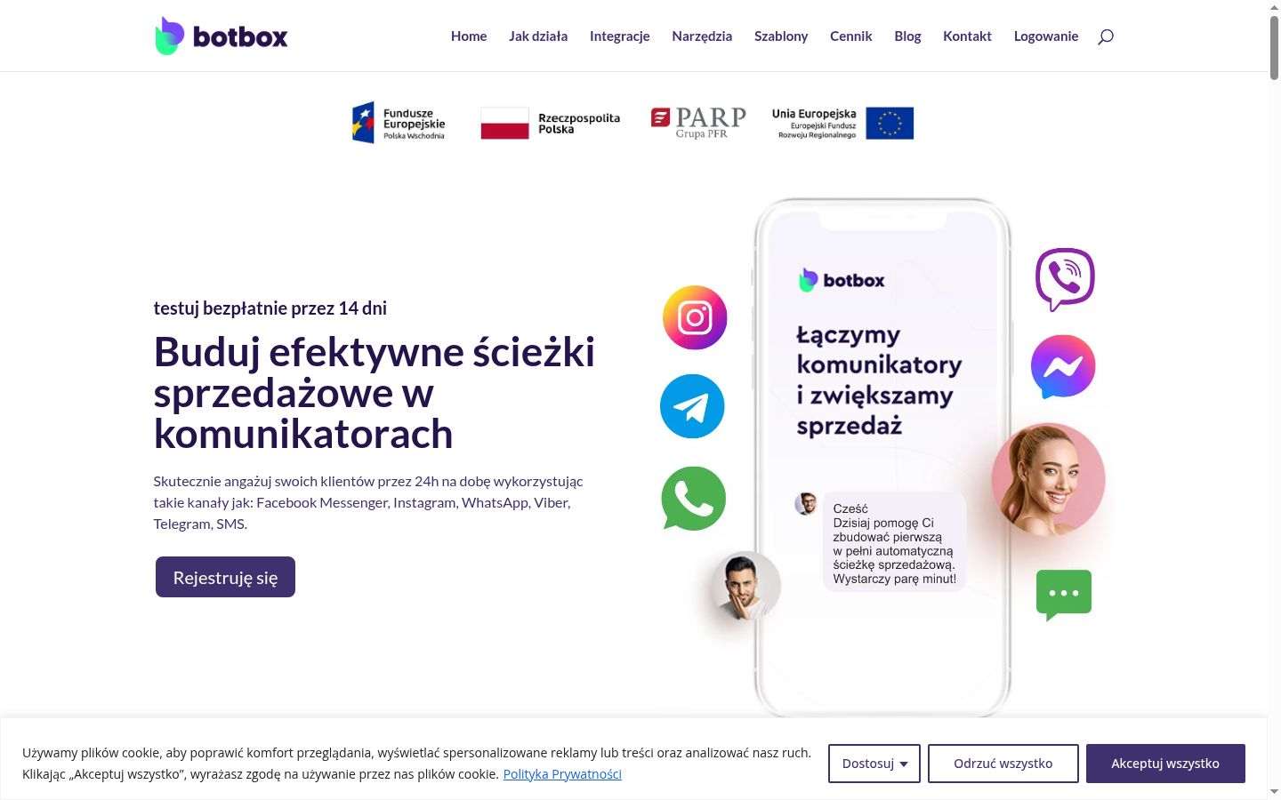 Snímek obrazovky baneru souhlasu zobrazeného před jakoukoli interakcí