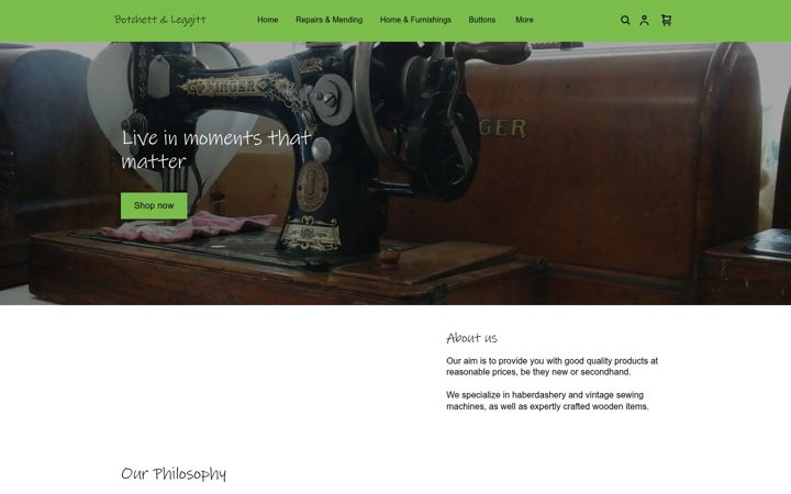 Snímek obrazovky botchettandleggitt.com