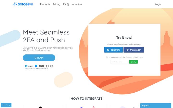Screenshot of botdelive.com
