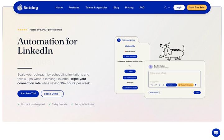 Screenshot of botdog.co
