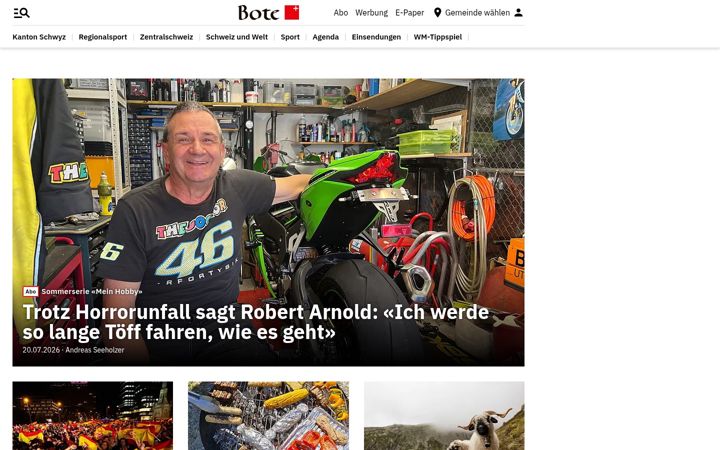 Screenshot of bote.ch