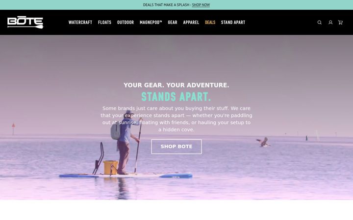 Screenshot of boteboard.com