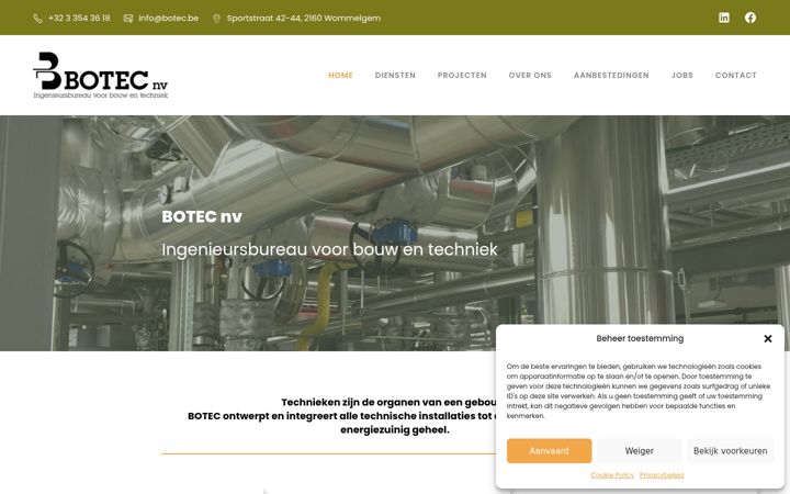 Ekrānuzņēmums no botec.be