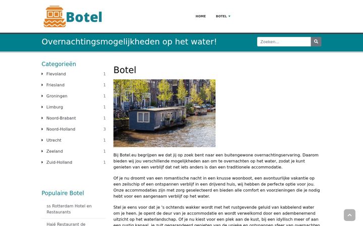 Screenshot of botel.eu