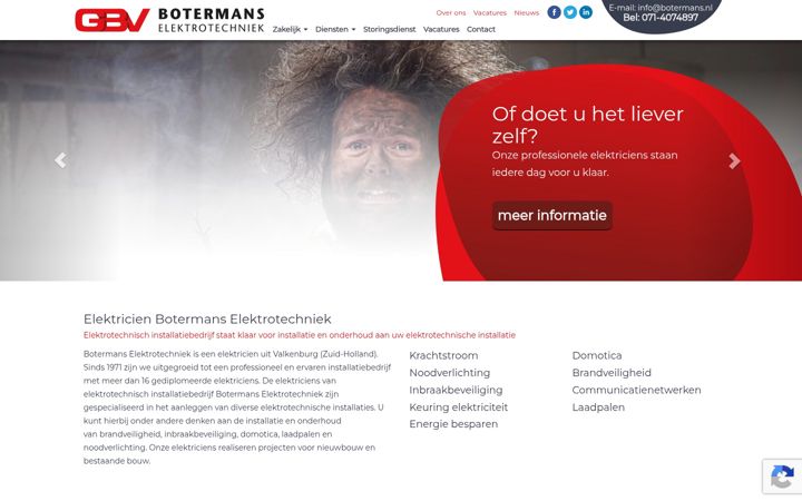 Screenshot of botermans.nl