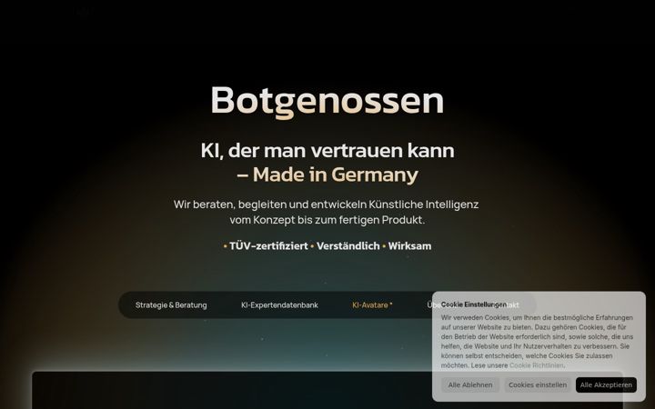 Képernyőkép: botgenossen.de