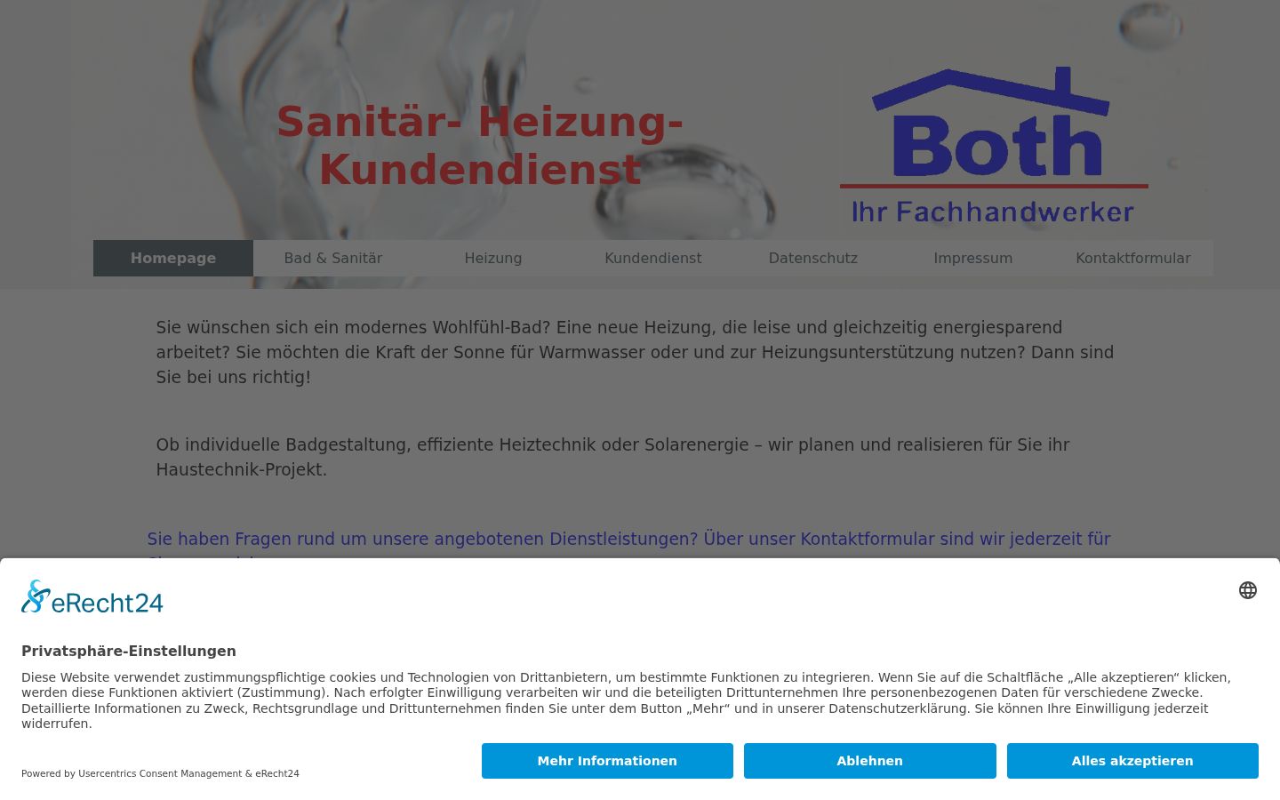 Screenshot tal-banner tal-kunsens muri qabel kwalunkwe interazzjoni