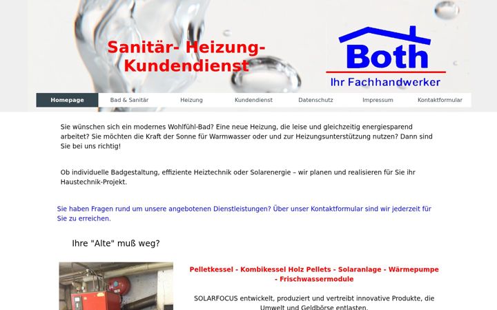 Screenshot of both-heizung.de