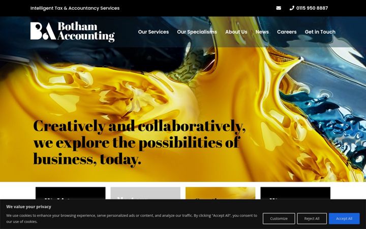 Screenshot of bothamaccounting.co.uk