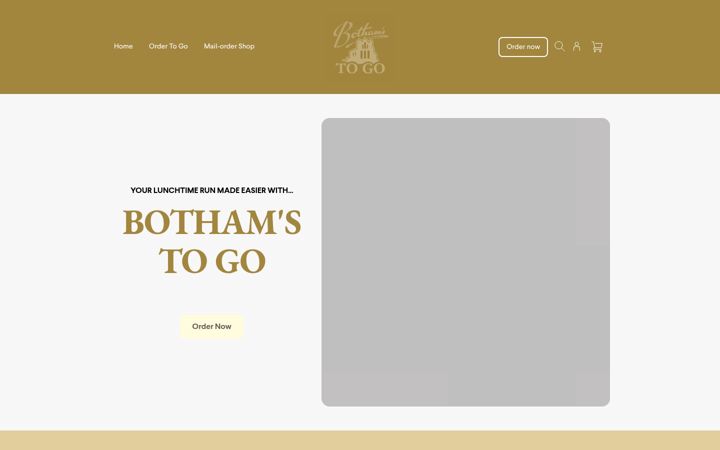 Screenshot of bothamstogo.co.uk