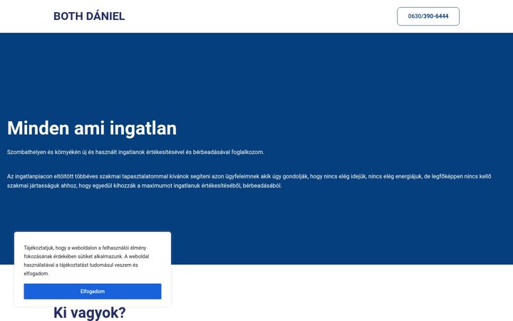 Screenshot di bothdaniel.hu