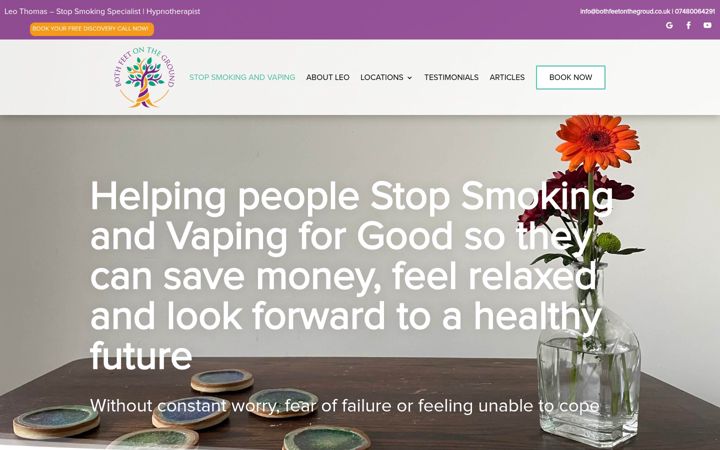 Screenshot of bothfeetontheground.co.uk