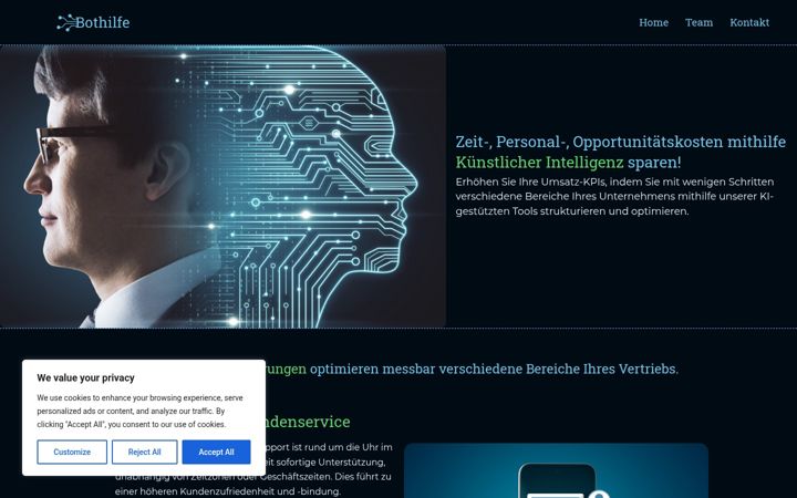 Screenshot of bothilfe.de