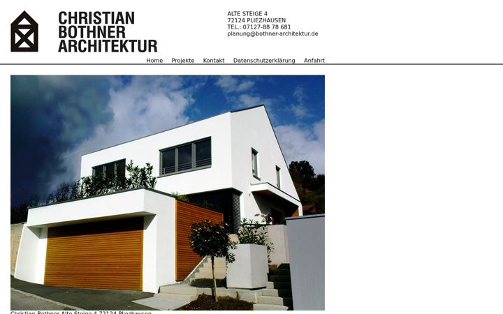 Screenshot of bothner-architektur.de