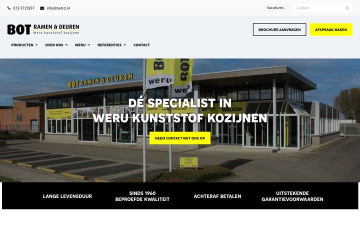 Snimka zaslona za botkozijnen.nl