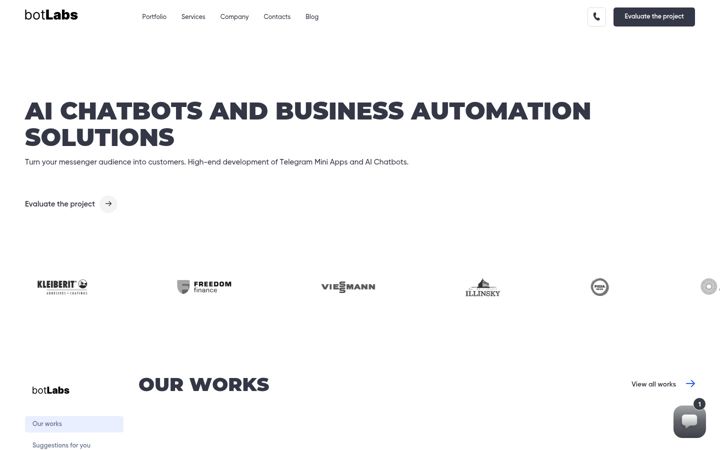 Screenshot of botlabs.agency