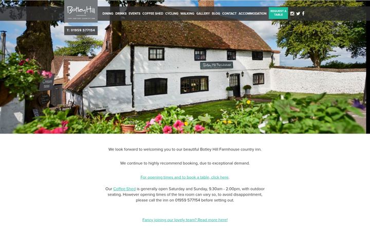 Screenshot of botleyhill-farmhouse.co.uk