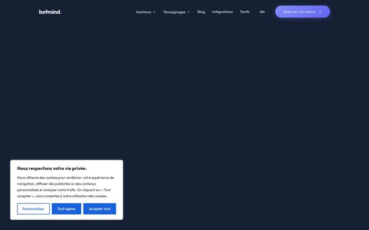 Screenshot of botmind.io