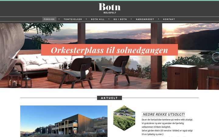 Screenshot of botnboligfelt.no