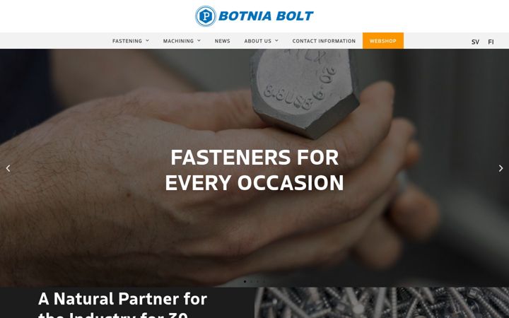 Screenshot of botniabolt.fi