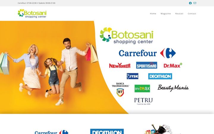 Screenshot of botosanishoppingcenter.ro