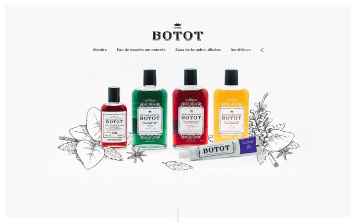 Screenshot of botot.fr