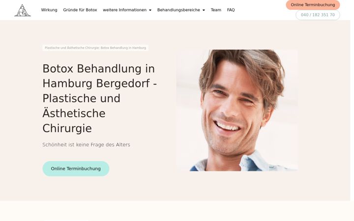 Screenshot von botox-hamburg.com