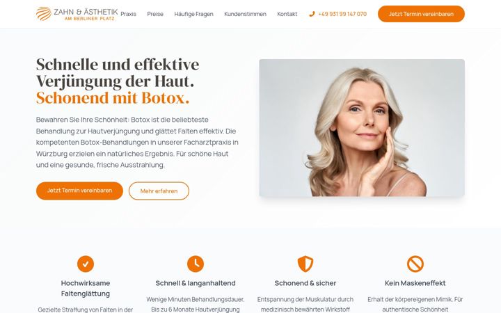 Screenshot of botox-wuerzburg.de