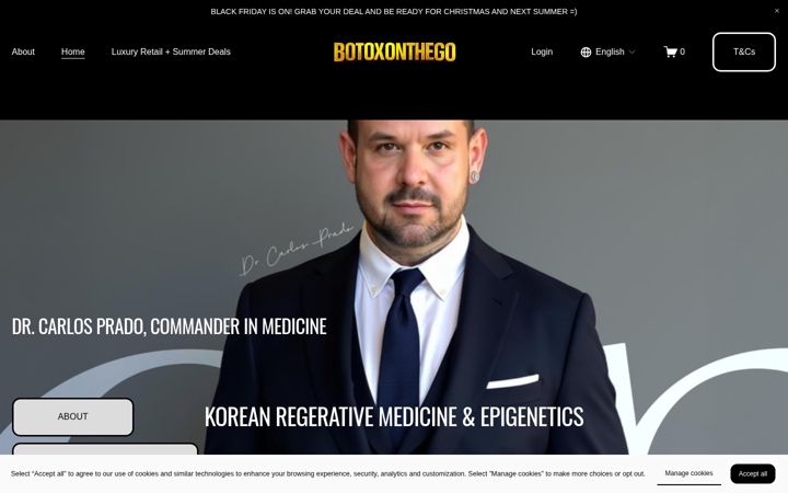 Screenshot of botoxonthego.co.uk