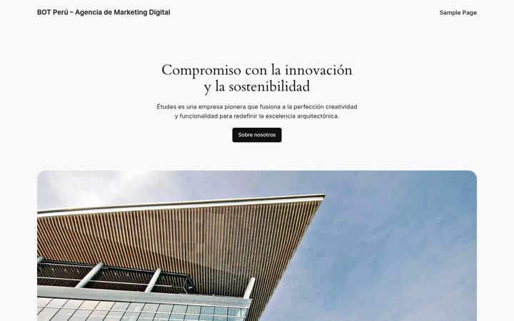 Screenshot of botperu.com