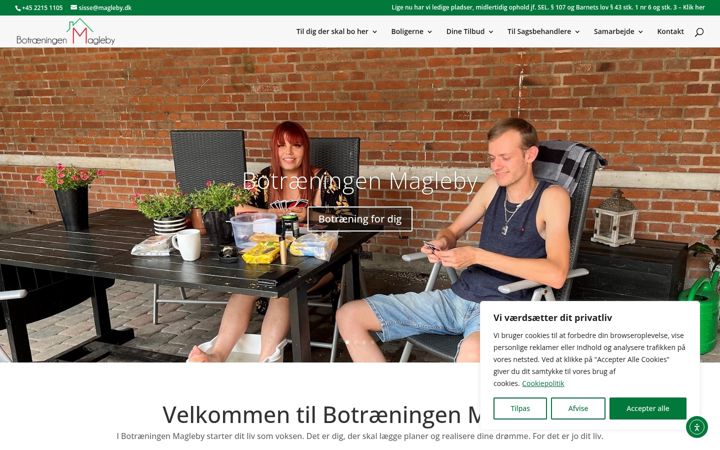 Screenshot of botraening-magleby.dk